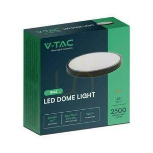Plafonieră LED neagră V-TAC VT-8624 24W 30 cm 3000K IP44 2500 lm small 2
