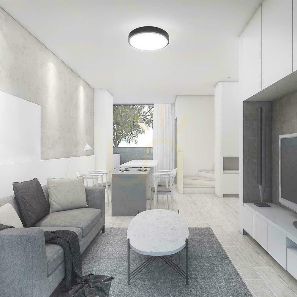 Vedere Plafond V-TAC 36W LED rotund 35cm montat la suprafață IP44 negru VT-8630B 6500K 3820lm Plafond V-TAC 36W LED rotund 35cm montat la suprafață IP44 negru VT-8630B 6500K 3820lm