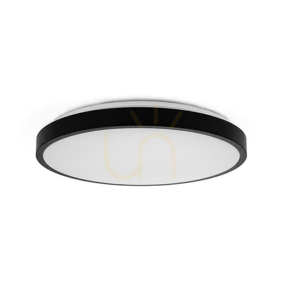 Verifica Plafond V-TAC 36W LED rotund 35cm montat la suprafață IP44 negru VT-8630B 6500K 3820lm Plafond V-TAC 36W LED rotund 35cm montat la suprafață IP44 negru VT-8630B 6500K 3820lm