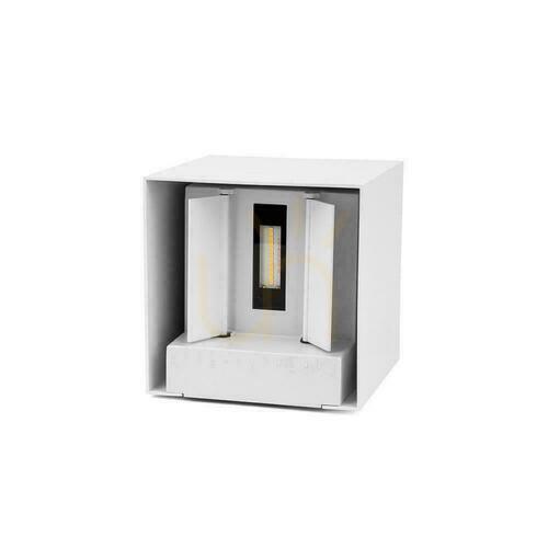 Verifica Solar V-TAC 9W LED COB Cub alb reglabil 15x15cm IP65 VT-11109 4000K 860lm corp de iluminat de perete.