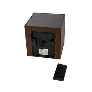 Solar V-TAC 9W LED COB reglabil Bronze Corten Cube 15x15cm IP65 VT-11109 4000K 860lm corp de iluminat de perete. small 2