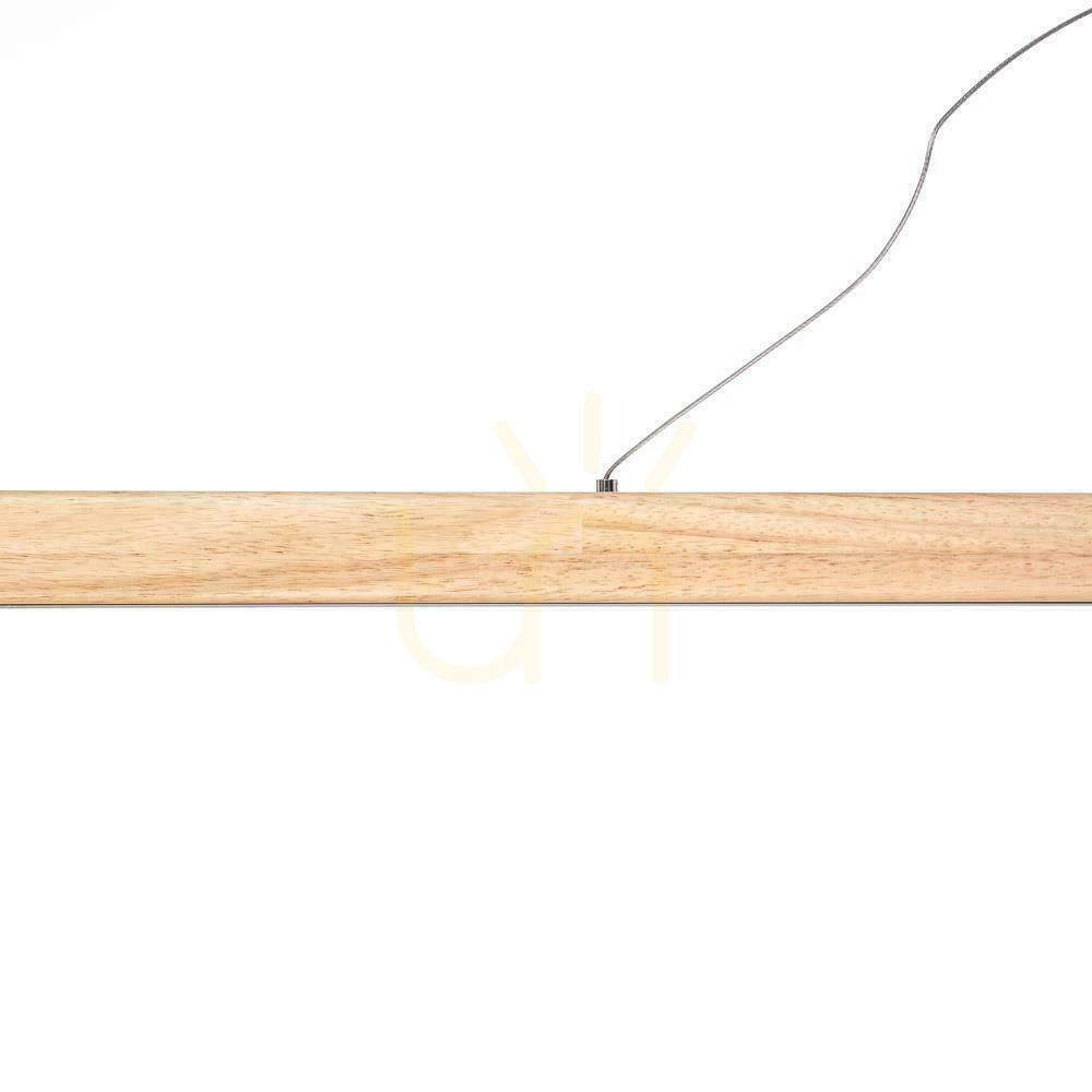 Afişa V-TAC corp de iluminat suspendat 12W LED Wood VT-7582 4000K 1440lm V-TAC corp de iluminat suspendat 12W LED Wood VT-7582 4000K 1440lm