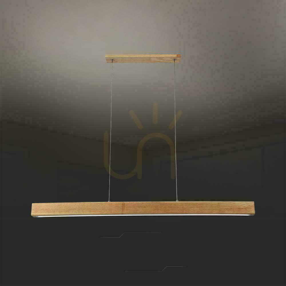 Vedere V-TAC corp de iluminat suspendat 12W LED Wood VT-7582 4000K 1440lm V-TAC corp de iluminat suspendat 12W LED Wood VT-7582 4000K 1440lm
