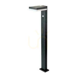 V-TAC 80cm Solar Garden Pole 5.5W LED IP54 Square Black VT-1167 3000K 220lm 3 ani garanție small 0