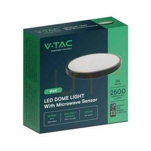 Plafond V-TAC 24W LED rotund 35cm montat la suprafață Pilot senzor de mișcare IP44 negru VT-8624S 4000K 2500lm 3 Plafond V-TAC 24W LED rotund 35cm montat la suprafață Pilot senzor de mișcare IP44 negru VT-8624S 4000K 2500lm small 3