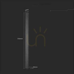 LED Line V-TAC 10W IP65 Negru 51cm VT-1173 3000K 1250lm Montare pe perete. 6 LED Line V-TAC 10W IP65 Negru 51cm VT-1173 3000K 1250lm Montare pe perete. small 6