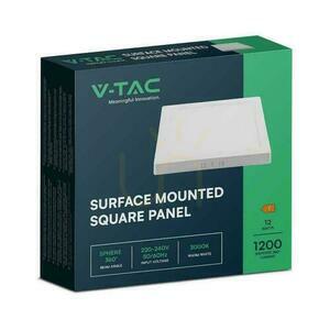 V-TAC Montat pe suprafață LED Panel Premium Downlight 12W Square 170x170 VT-60012 3000K 1200lm. small 2