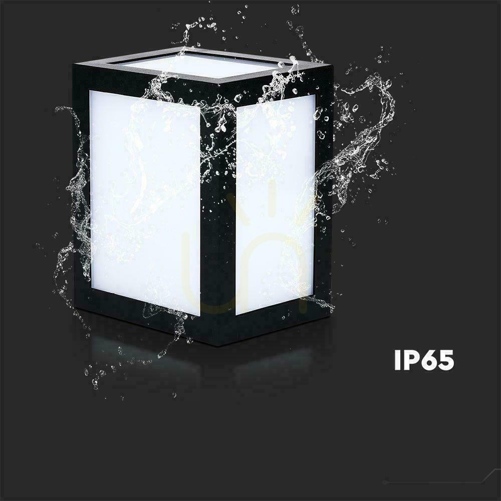 Afişa V-TAC 12W LED corp de iluminat de perete IP65 Negru VT-822 6400K 1350lm V-TAC 12W LED corp de iluminat de perete IP65 Negru VT-822 6400K 1350lm