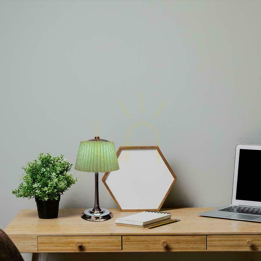 Vedere V-TAC 1.5W LED 28cm Lumină de noapte de birou Încărcare USB Dimmable Verde VT-7968 3000K-6000K 40lm V-TAC 1.5W LED 28cm Lumină de noapte de birou Încărcare USB Dimmable Verde VT-7968 3000K-6000K 40lm