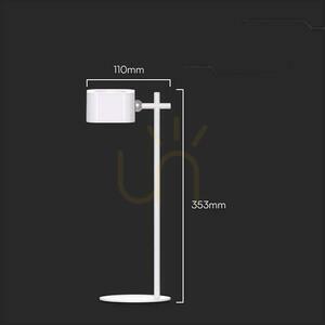 V-TAC 4-in-1 Lampă de birou 35cm Clip tapet Lanternă 3W LED CCT alb VT-10115 3000K-6000K 300lm small 4