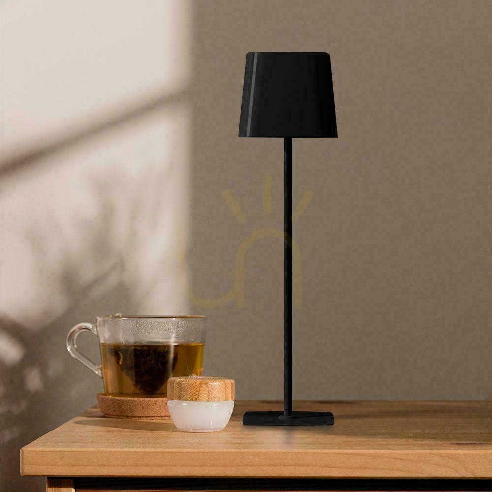 Vedere V-TAC 5W CCT LED Solar Nightstand Lampa de birou 35cm USB-C încărcare Dimmable negru VT-10116 3000K-6000K 400lm V-TAC 5W CCT LED Solar Nightstand Lampa de birou 35cm USB-C încărcare Dimmable negru VT-10116 3000K-6000K 400lm
