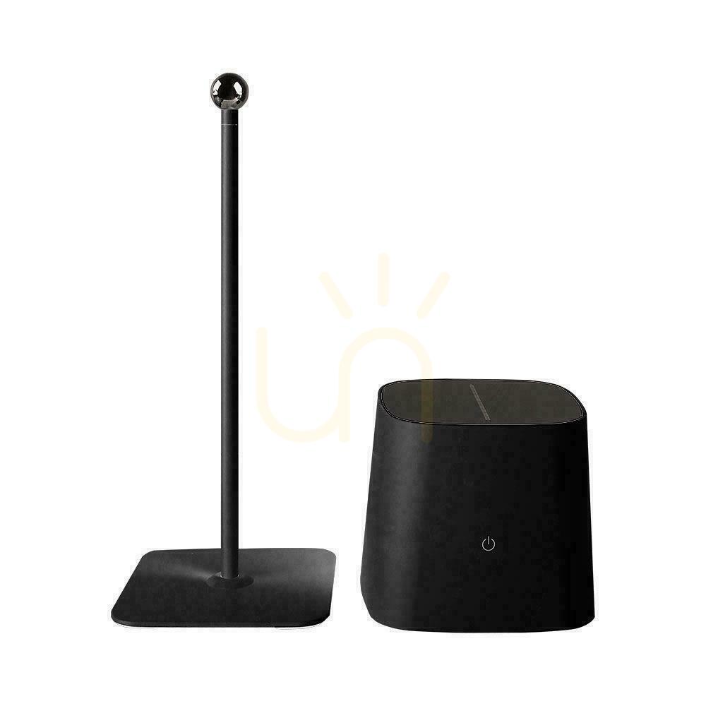 previzualizare V-TAC 5W CCT LED Solar Nightstand Lampa de birou 35cm USB-C încărcare Dimmable negru VT-10116 3000K-6000K 400lm V-TAC 5W CCT LED Solar Nightstand Lampa de birou 35cm USB-C încărcare Dimmable negru VT-10116 3000K-6000K 400lm