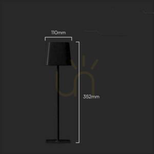 V-TAC 5W CCT LED Solar Nightstand Lampa de birou 35cm USB-C încărcare Dimmable negru VT-10116 3000K-6000K 400lm 6 V-TAC 5W CCT LED Solar Nightstand Lampa de birou 35cm USB-C încărcare Dimmable negru VT-10116 3000K-6000K 400lm small 6