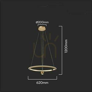 V-TAC 46W LED corp de iluminat suspendat VT-10126 3000K 5500lm 1 V-TAC 46W LED corp de iluminat suspendat VT-10126 3000K 5500lm small 1