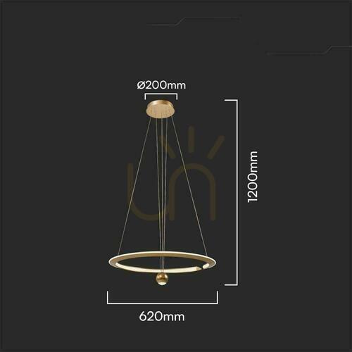 Verifica V-TAC 46W LED corp de iluminat suspendat VT-10126 4000K 5500lm