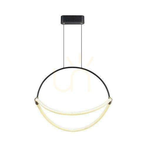 Verifica V-TAC corp de iluminat suspendat 16W LED 50cm Negru VT-10125 3000K 1920lm