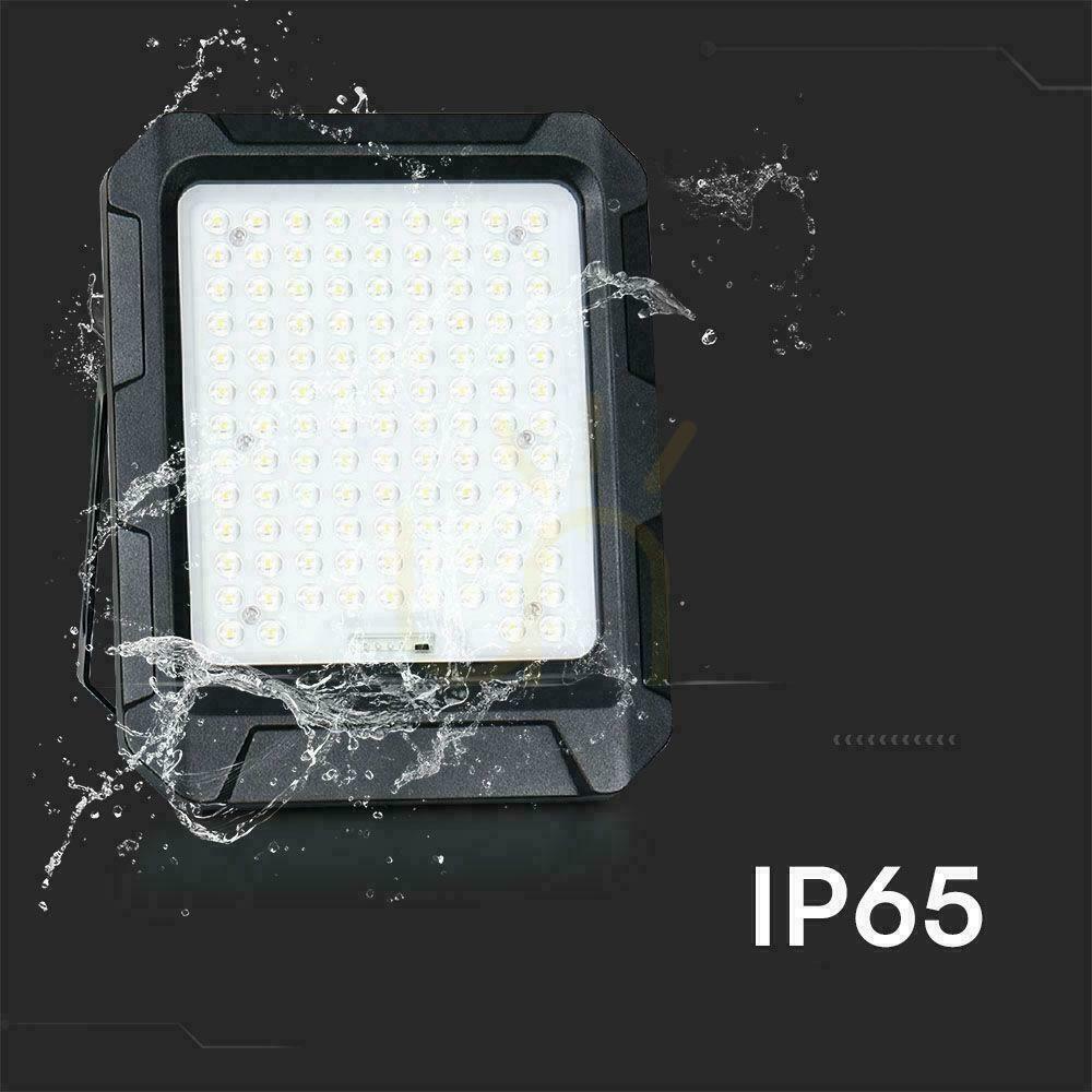 Vedere V-TAC Solar LED proiector 15W telecomandă, AUTO, temporizator, IP65 negru VT-102W 4000K 1800lm V-TAC Solar LED proiector 15W telecomandă, AUTO, temporizator, IP65 negru VT-102W 4000K 1800lm
