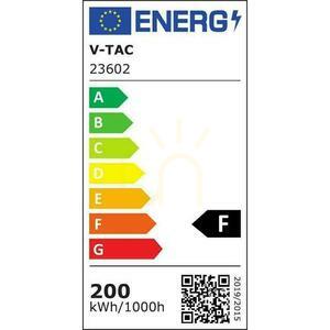 Proiector LED V-TAC 200W 100Lm/W Cablu 1mb SAMSUNG CHIP Alb VT-44204 4000K 17540lm 5 ani garanție small 6