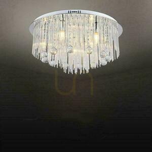 V-TAC Corp de iluminat de plafon 9xE14 Crystal Chrome fi.60cm VT-7970 small 2