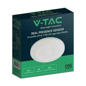 Senzor de mișcare 360st V-TAC plafon montat la suprafață SLIM 25mm 360st fi76 1000W alb VT-81014 5 ani garanție 4 Senzor de mișcare 360st V-TAC plafon montat la suprafață SLIM 25mm 360st fi76 1000W alb VT-81014 5 ani garanție small 4