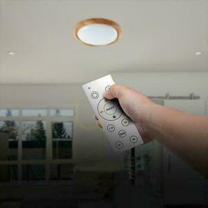 Plafond V-TAC 60W WOOD fi.49cm CCT Pilot TIMER VT-8559 3000K-6500K 6000lm small 1