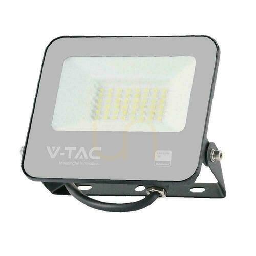 Verifica Proiector LED V-TAC 30W 100Lm/W Cablu 1mb SAMSUNG CHIP Negru VT-44035 3000K 2505lm 5 ani garanție