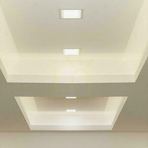 V-TAC 3W LED SAMSUNG CHIP Panou încastrat pătrat 90x90mm VT-61003SQ-S 4000K 330lm small 6