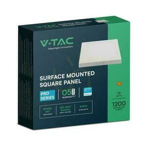 V-TAC 12W LED SAMSUNG CHIP Panou de suprafață pătrat 167x167mm VT-60012SQ-S 6500K 1200lm small 2