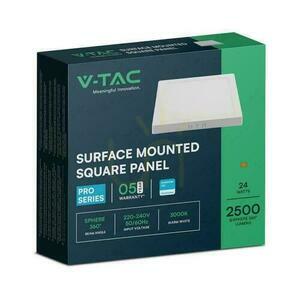 Panou de suprafață V-TAC 18W LED SAMSUNG CHIP Square 285x285mm VT-60024SQ-S 4000K 2640lm 5 ani garanție small 2
