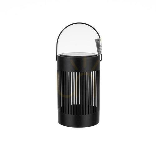 Verifica V-TAC 0.5W LED lampă solară portabilă IP44 negru 12x20cm VT-7994 3000K 21lm