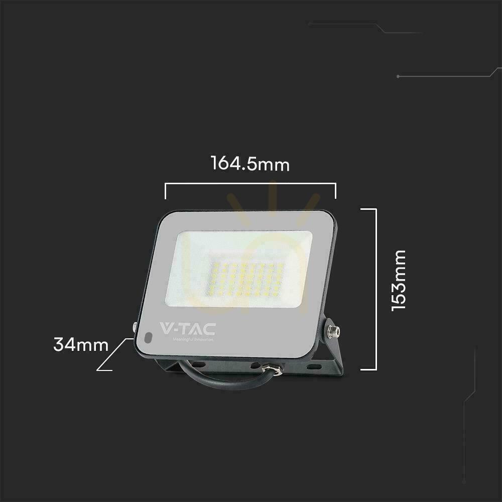 Verifica V-TAC LED proiector 30W negru IP65 Pilot VT-44034 RGB + 6500K 2310lm V-TAC LED proiector 30W negru IP65 Pilot VT-44034 RGB + 6500K 2310lm
