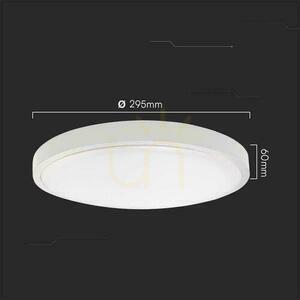 Plafonieră LED V-TAC VT-8624 rotundă ⌀29 cm 24 W alb 3000 K IP44 small 3