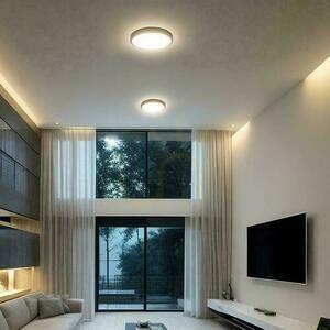 Plafond V-TAC 36W LED SAMSUNG CHIP rotund 35cm montat la suprafață IP44 negru VT-8630B 4000K 3820lm 5 ani garanție small 4