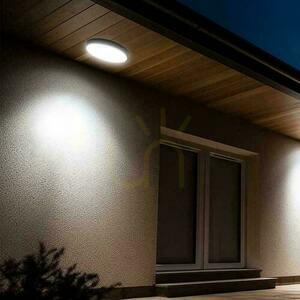 Plafond V-TAC 36W LED SAMSUNG CHIP rotund 35cm montat la suprafață IP44 negru VT-8630B 4000K 3820lm 5 ani garanție small 7