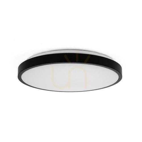 Verifica Plafond V-TAC 36W LED SAMSUNG CHIP rotund 35cm montat la suprafață IP44 negru VT-8630B 4000K 3820lm 5 ani garanție