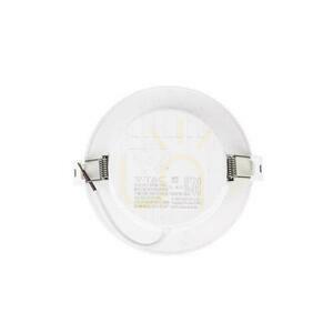 V-TAC 6W LED SAMSUNG CHIP Panou încastrat rotund 120x28mm VT-61006RD-S 3000K 660lm 5 ani garanție small 2