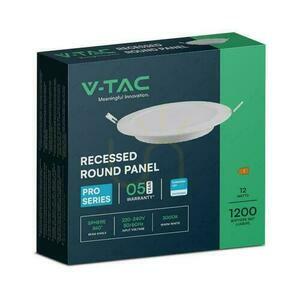 V-TAC 12W LED SAMSUNG CHIP Panou încastrat rotund 170x28mm VT-61012RD-S 3000K 1200lm 5 ani garanție 4 V-TAC 12W LED SAMSUNG CHIP Panou încastrat rotund 170x28mm VT-61012RD-S 3000K 1200lm 5 ani garanție small 4