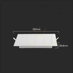 V-TAC 18W LED SAMSUNG CHIP Panou încastrat pătrat 220x220mm VT-61018SQ-S 4000K 1980lm 3 V-TAC 18W LED SAMSUNG CHIP Panou încastrat pătrat 220x220mm VT-61018SQ-S 4000K 1980lm small 3