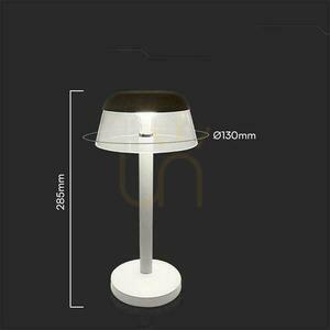 V-TAC 3W LED lampă de birou pentru noptieră 28cm cu încărcare USB, reglabilă alb VT-75002 3000K-6000K 110lm small 1