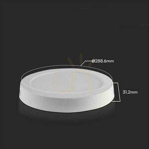 V-TAC 24W LED SAMSUNG CHIP Panou de suprafață rotund 288x31mm VT-60024RD-S 4000K 2500lm small 3