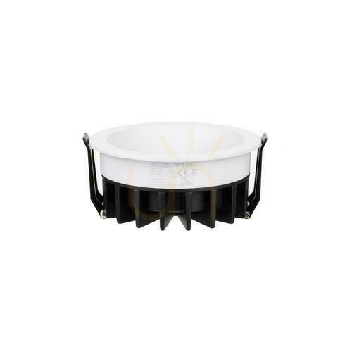 Verifica V-TAC LED Downlight 24W BRIDGELUX CHIP CCT White Raster Anti-glare Honeycomb VT-17024 3000K-4000K-6400K 2540lm corp de iluminat.
