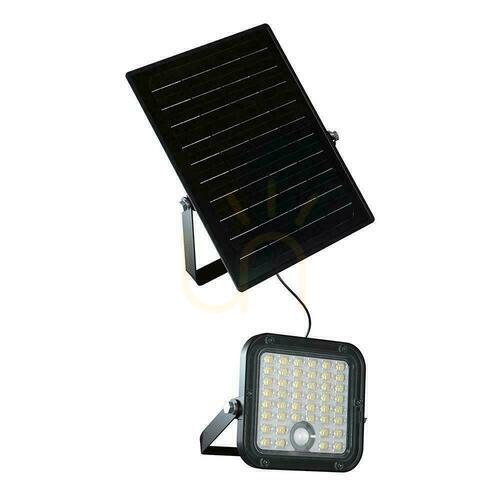 Verifica V-TAC 10W Solar LED proiector telecomandă, AUTO, temporizator, senzor de mișcare, IP65, CCT VT-411CCT 4000K + 6000K 1500lm