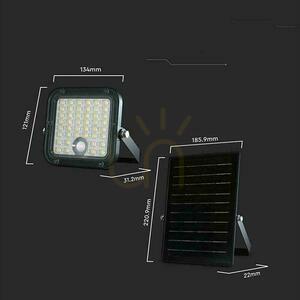 V-TAC 10W Solar LED proiector telecomandă, AUTO, temporizator, senzor de mișcare, IP65, CCT VT-411CCT 4000K + 6000K 1500lm small 6