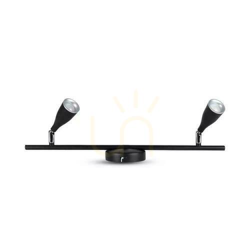 Verifica V-TAC 9W LED Corp de iluminat pentru plafon negru VT-810 4000K 840lm Garanție de 3 ani