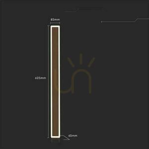 LED Line V-TAC 17W IP65 Bronz Corten 63cm corp de iluminat de perete VT-11117-C 4000K 2330lm small 5