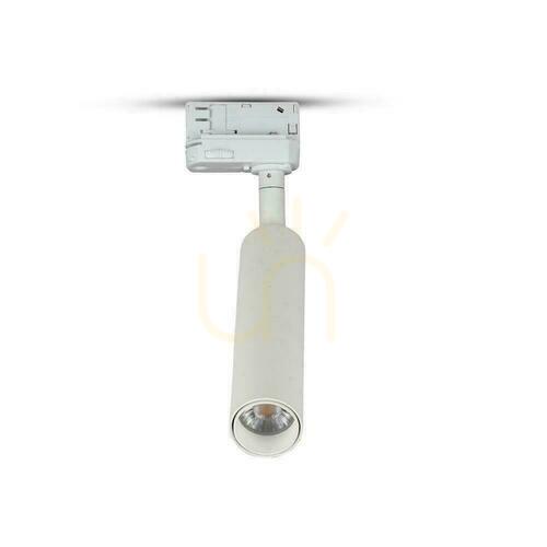 Verifica 7W LED V-TAC Rail 3F SAMSUNG CHIP CRI90+ alb VT-407 3000K 420lm 5 ani garanție corp de iluminat