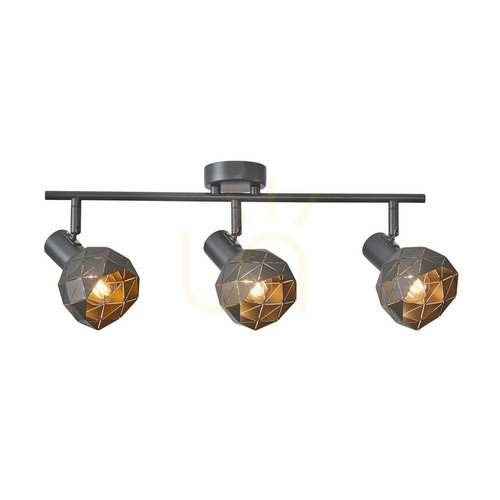 Verifica Spoturi Italux Harley gri 3xE14 LED dimabil SPL-3480-3-GR-GD