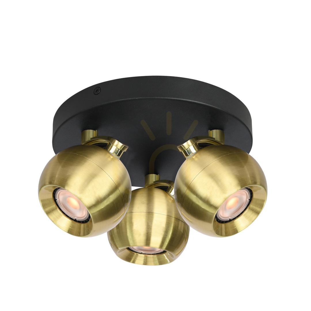 Verifica Spot LED Italux Lafin 3xGU10 negru, dimabil, aluminiu, SPL-45379-3R-BK-GD Spot LED Italux Lafin 3xGU10 negru, dimabil, aluminiu, SPL-45379-3R-BK-GD