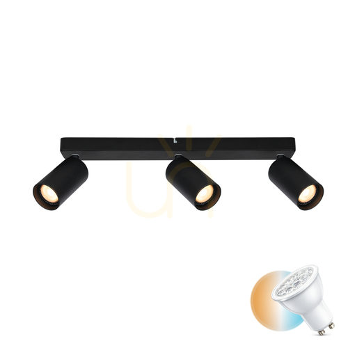 Verifica Spoturi Italux Nesto GU10 3x Negru Aluminiu SPL-23436-3-BK