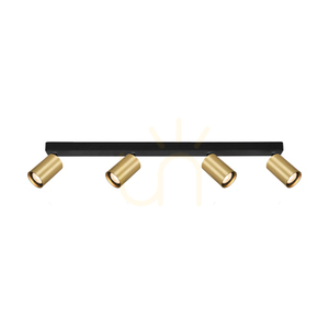 Spot Italux Nesto 4xGU10 Negru Aluminiu 60 cm SPL-23436-4-BK-GD 1 Spot Italux Nesto 4xGU10 Negru Aluminiu 60 cm SPL-23436-4-BK-GD small 1